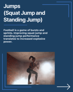 Unipro - squat jump and standing jump. Measuring Success on the Football Pitch.