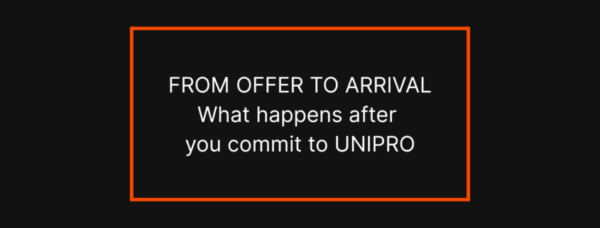 From offer to arrival